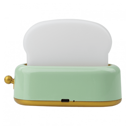 Lampada notte LED tostapane verde acqua ricaricabile | Mary’s