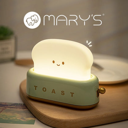 Lampada notte LED tostapane verde acqua ricaricabile | Mary’s