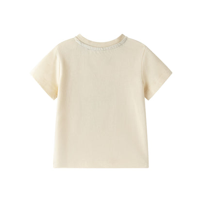 T-shirt bandierine crema baby I NEWNESS