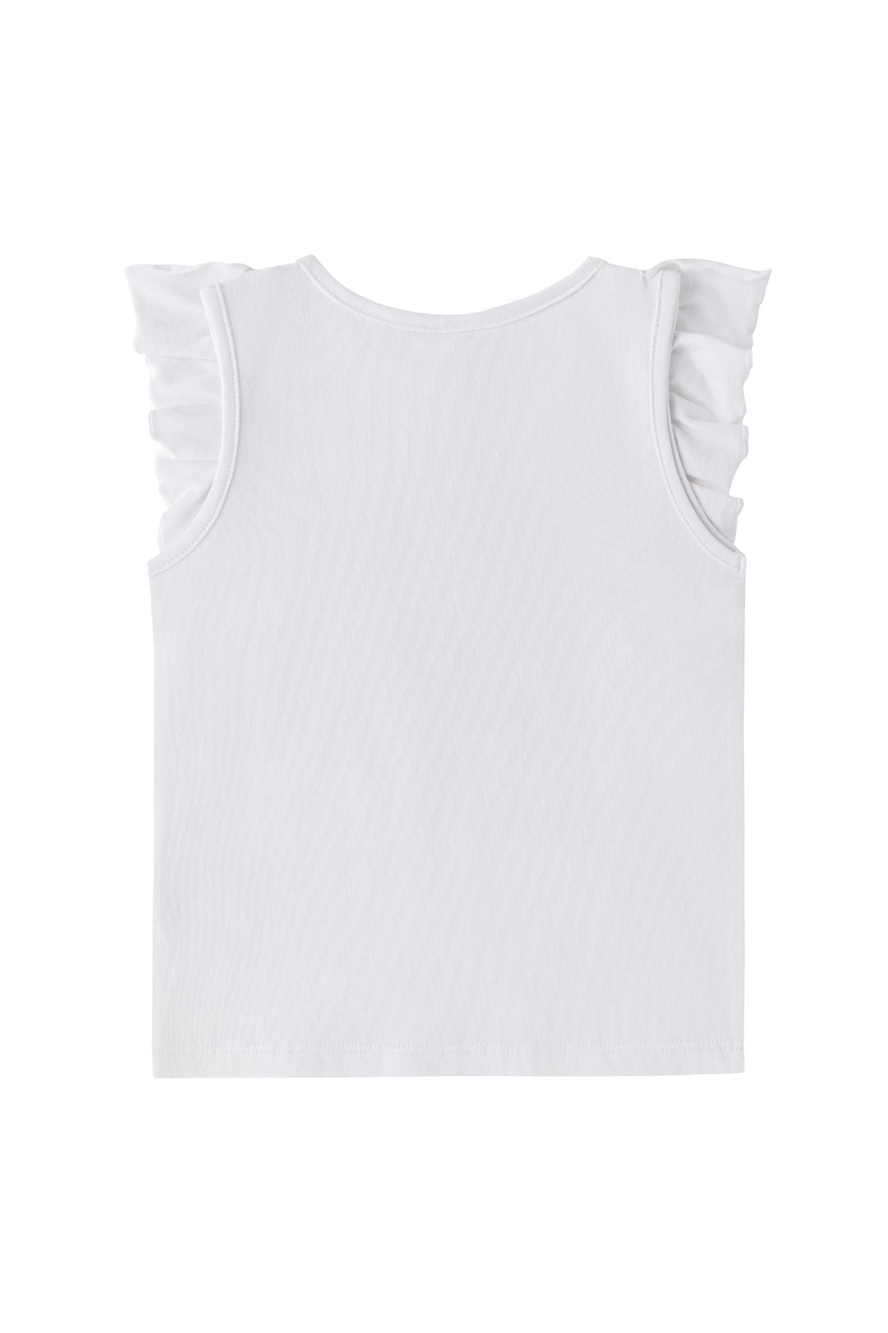 T-shirt con volant bambina | NEWNESS